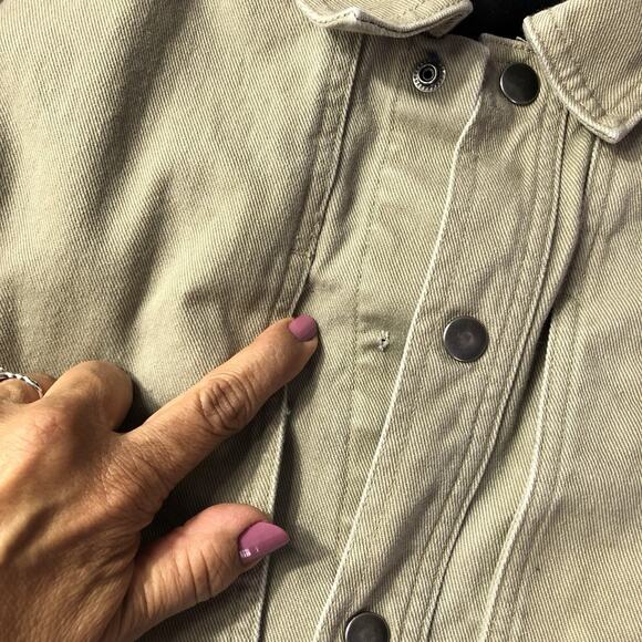 40 Grit by Duluth Trading Men's Tan Canvas Work Chore Jacket Standard Fit S - Picture 11 of 14